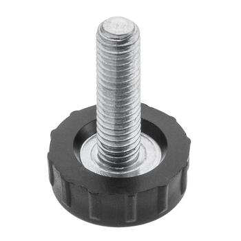 GTV Augst.reg.skrūve M6 gumijota 4gb (5902801475436)