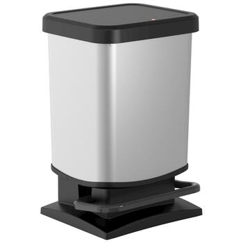 Rotho Atkrit.konteiners 20L Paso, IML sudraba (7610859233905)