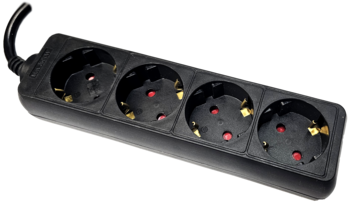 BESK Pagarinātājs 4-vietīgs 1.5m a/z pievadvads 3Gx1.5mm (4750959037157)
