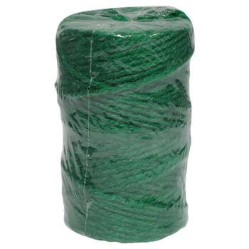 Lasso Aukla džutes, 2-pavedienu savīta, zaļa, 2mmx100m (4750959128633)
