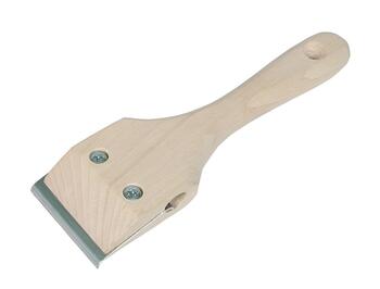 MEGA Skrāpis 60mm ar koka kātu (5903755613066)