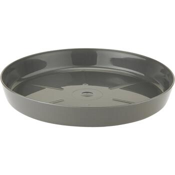 LAMELA Paliktnis puķu podam 125mm, antracīts (5900119706037)