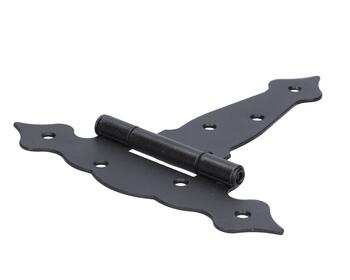 DMX Eņģe vārtiem  ZTO 150x45x185x2.5 mm tērauda melna (5907708159885)