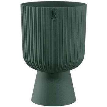 FORM PLASTIC Puķu pods Keli Mika 18cm, Eco Wood zaļš (5907474368108)