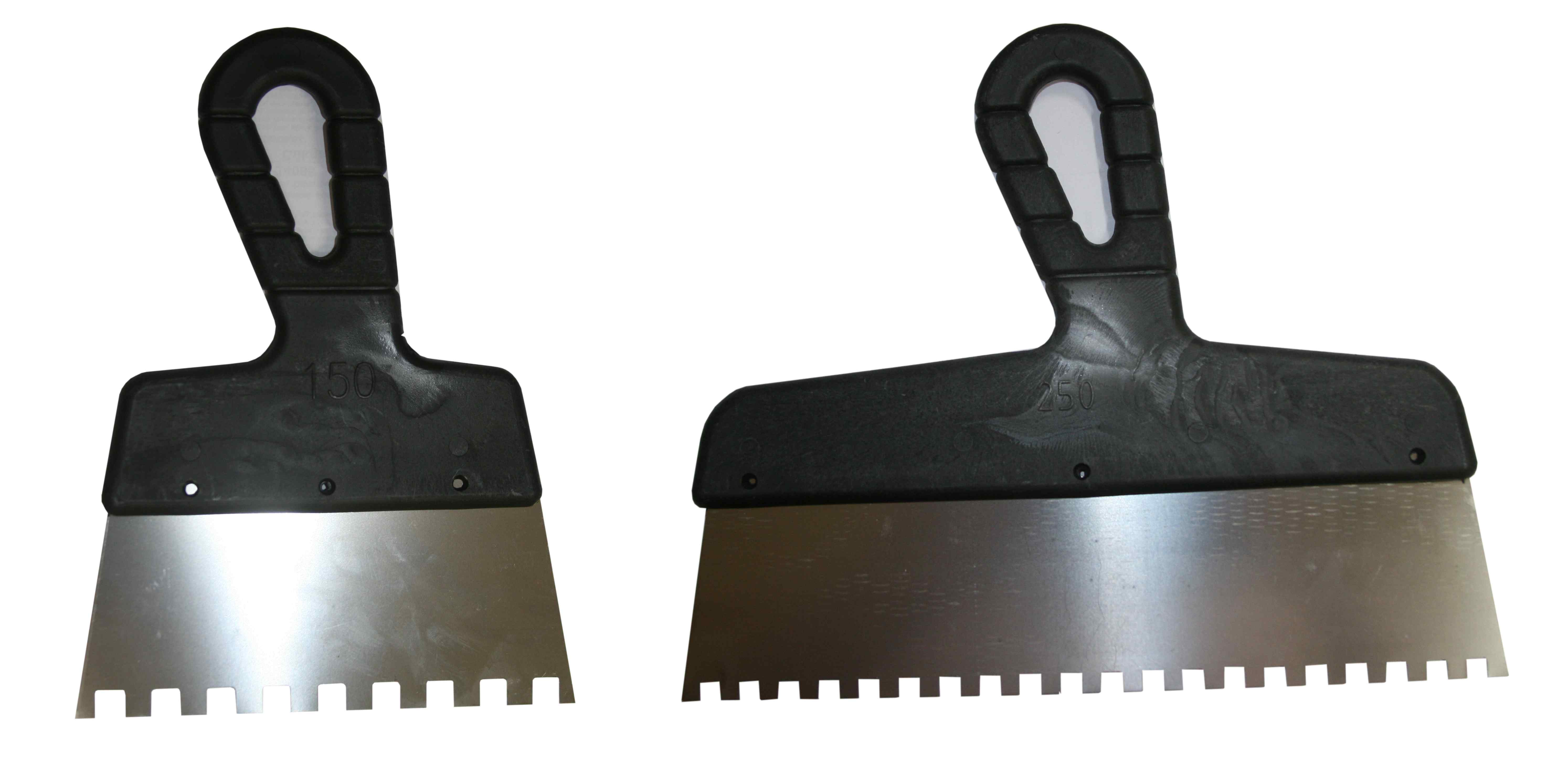 MEGA Špaktele M līmei 150mm 8x8mm ar nerūs.plātni (5903755611079)