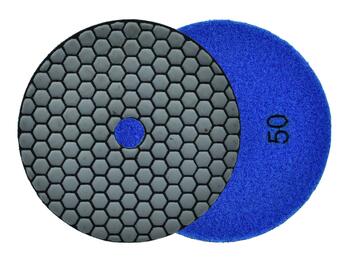GEKO Dimanta disks sausai pulēšanai 125mm 50 keramikai (5901477164972)
