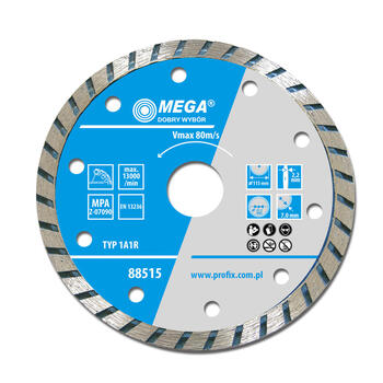 MEGA Dimanta disks BTR 125x22mm turbo Mega (5903755885258)