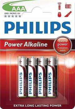 Philips Baterija Philips AAA 4gb (6959033840012)