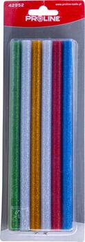PROLINE Brusiņi līmes 11x200mm krāsaini mirdzoš.12gb Proline (5903755429520)