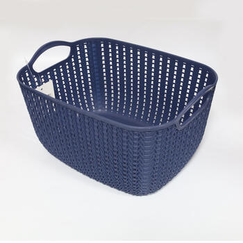 ArtFlow Grozs plastmasas augsts 30x22x16cm Ruuby, t.zils (4750959119518)