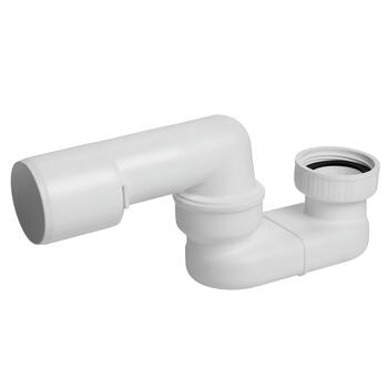 PLASTBRNO Sifons vannas EV00050 1 1/2x40/50mm, bez izplūdes un pārplūdes (8595156220867)