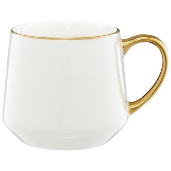AMBITION Krūze porcelāna Royal 460ml, balta (5904134673763)