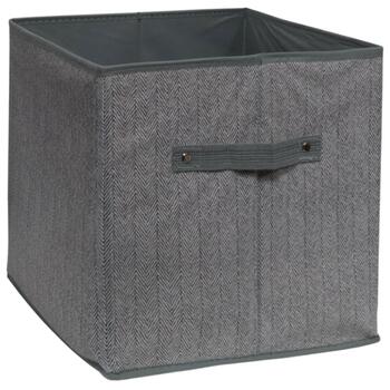 BESK Uzglabāšanas kaste 31x31x31cm bez vāka, pelēka (4750959142936)