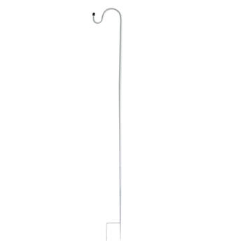 BESK Laternas turētājs metāla 96cm, balts (4750959109557)