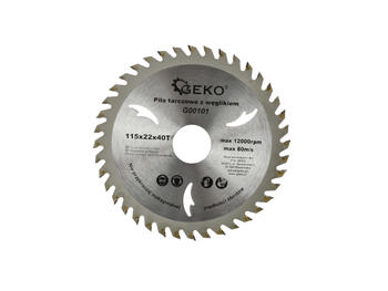 GEKO Zāģripa D115x22mm 40 zobi Geko (5901477100772)