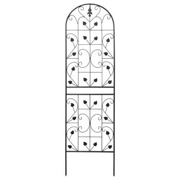 BESK Dekoratīvs režģis metāla 50x180cm, melns (4750959154519)