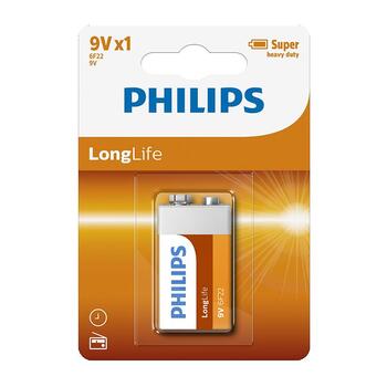 Philips Baterija Philips 9V Longlife 1gb (8712581549558)