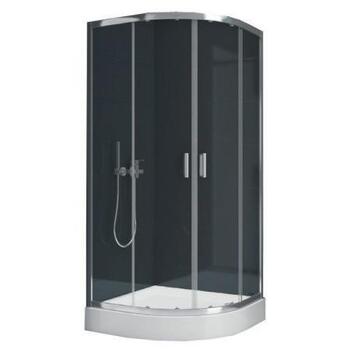 SHOWERSTYLE Duškabīne 3D PRIVIA 800x800mm, R55 paliktnis, sifons (5903917264044)