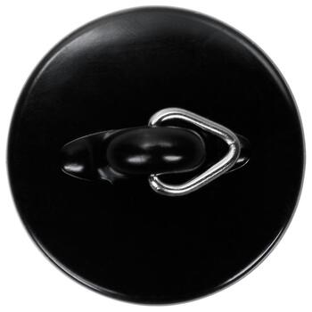 RIDDER Izlietnes aizbāznis 6cm melns, PVC (4006956114545)