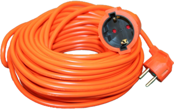 BESK Pagarinātājvads 30m b/z 2Gx1.0mm melns (4750959023891)