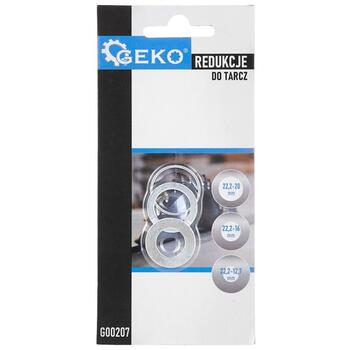 GEKO Redukciju kompl.zāģripām no 22,2 uz 20/16/12,7mm (5901477178665)