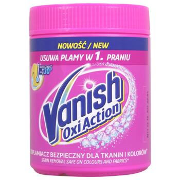 Vanish Līdzeklis traipu tīrīšanai Vanish Oxi Action Pink 470g (5011417570401)