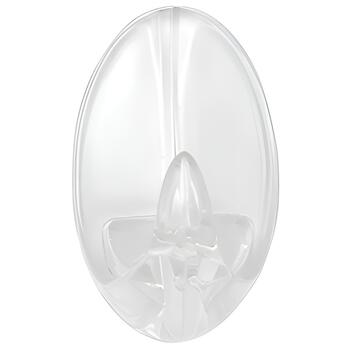 RIDDER Āķis pašlīmējošs plastmasas caurspīdīgs M izm., 3gb (4006956188751)