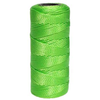 Lasso Aukla vīta polipropilēna 1 mmx100m,neona zaļa (4750959128701)