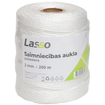 Lasso Aukla saimniecības 2mm 200m poliesters (4750959140642)