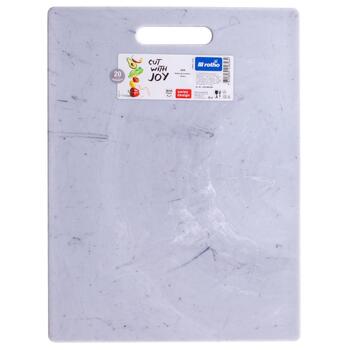 Rotho Virtuves dēlis 36x27x1cm, gaišs marmora (7610859216564)