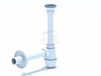 Ani Plast Sifons Ani izl. 1 1/4х40mm ar cauruli 40mm (4779037100903)