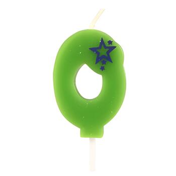 PAPSTAR Svecīte dzimšanas dienas 0 zaļa (4002911372142)
