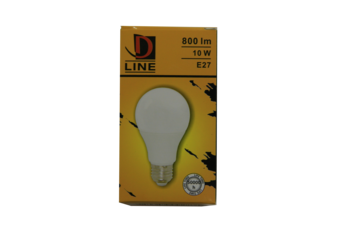 D Line LED spuldze 10W E27 800lm 2700k D Line (4750959092835)