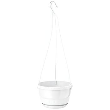 FORM PLASTIC Puķu pods karināms 25cm Europa balts (5907474304656)