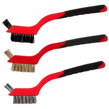 PROLINE Rokas birste 3gb 180mm tērauda. neilona. misiņa Proline (5903755326034)