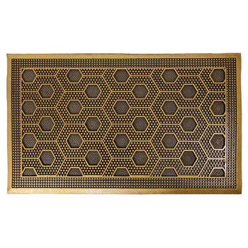 BESK Kājslauķis 45x75cm gumijas zelta brūns (4750959134443)