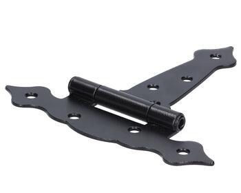 DMX Eņģe vārtiem  ZTO 125x40x160x2.5 mm tērauda melna (5907708159861)