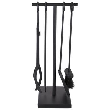 DOFLAME Kamīna piederumu komplekts K154-B, 5 rīki, melns (4750959148631)