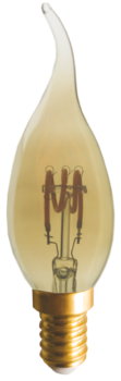 BESK LED spuldze 3W C35T E14 3000k dekoratīva BESK (4750959119952)