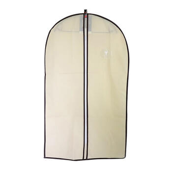BESK Uzglabāšanas maiss drēbēm 60x150cm bēšs (4750959124833)