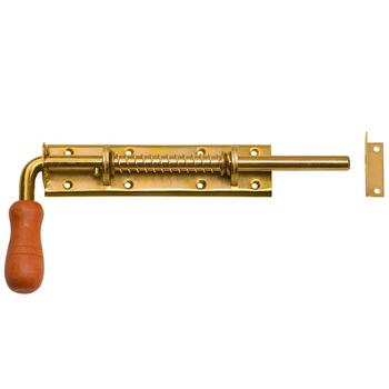 DMX Aizbīdnis vārtu ar atsperi WSP 420x190 mm tērauda misiņa (5907708131638)