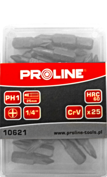 PROLINE Uzgaļi Proline 1/4 PH1x25mm 25gab. (5903755106216)