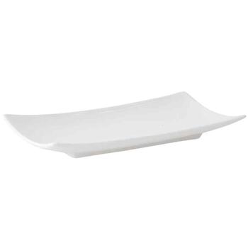 AMBITION Šķīvis servēšanai Salsa 21.5x10cm porcelāna, balts (5904134623904)