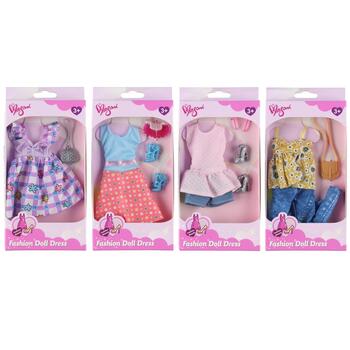 Rotaļlieta Lelles Fashion apģērbs ar aksesuāriem (6410416382975)