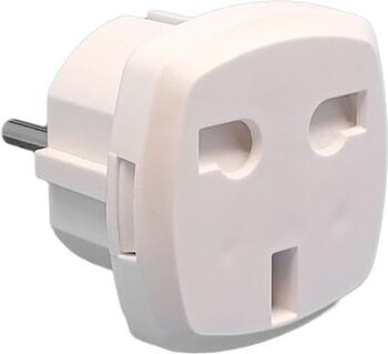 Adapteris UK - EU, balts (4752255014634)