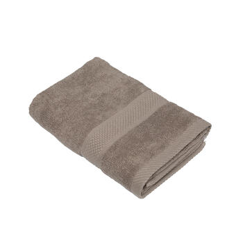 BESK Dvielis 70x50cm brūns, 100% kokvilna (4750959118078)