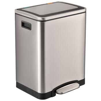 Baltic Aqua Atkrituma tvertne 15L+15L, ar soft close vāku (4750959145289)