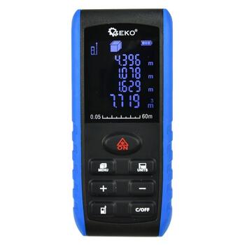 GEKO Tālmērs lāzera 60m LCD HD Geko (5901477164392)