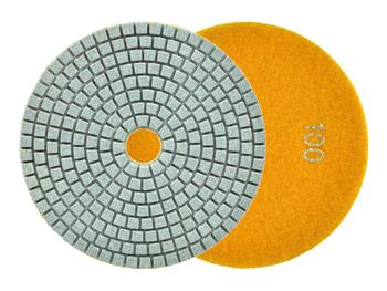 GEKO Dimanta disks slapjai pulēšanai 125mm 100 keramikai (5901477164842)