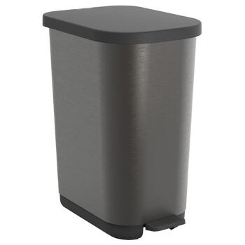 Rotho Atkrit.konteiners 35L Ribo, grafītmelns (7610859269911)